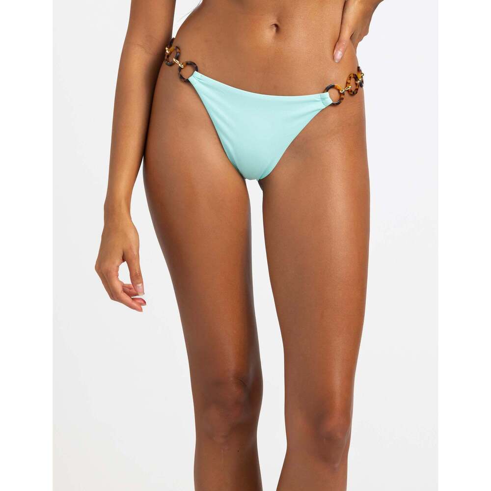 Beach Bunny Swimwear Lexi Tango Bottom - Aqua Size SMAqua / SM